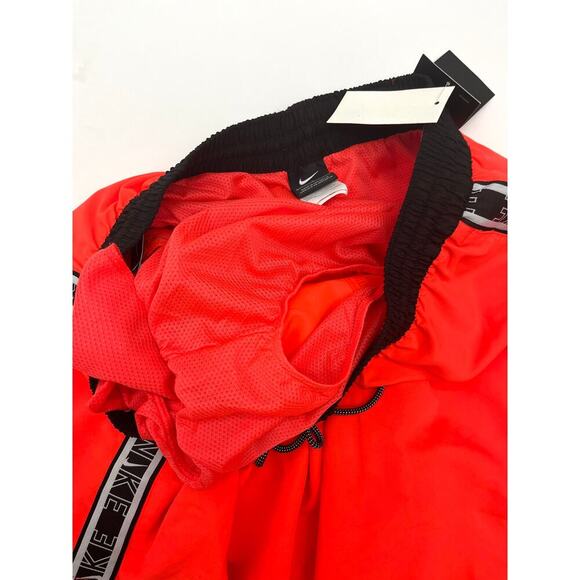 NIKE Men's TAPED 5- INCH VOLLEY SWIM SHORTS crimson red Large NWT - Picture 4 of 8